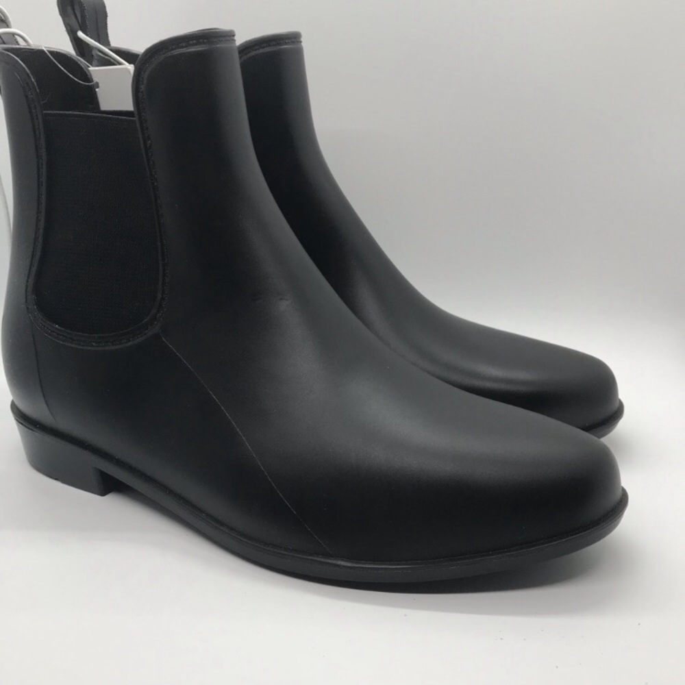 Women's A New Day Black Chelsea Rain Boots, NWT - Picture 5 of 5